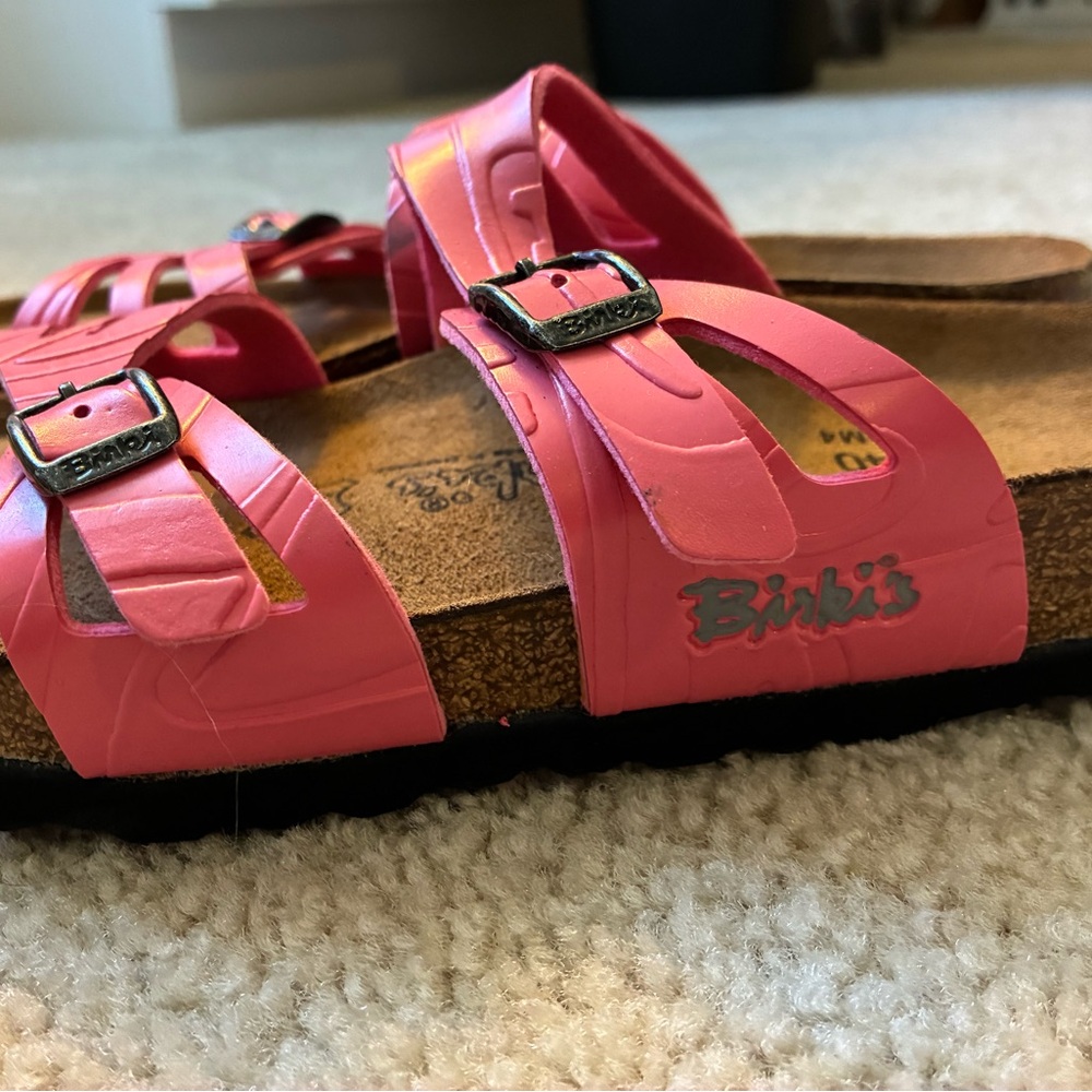 Birki’s Moorea Soft Coral Pink Sandals 37 US 6 - Picture 8 of 10